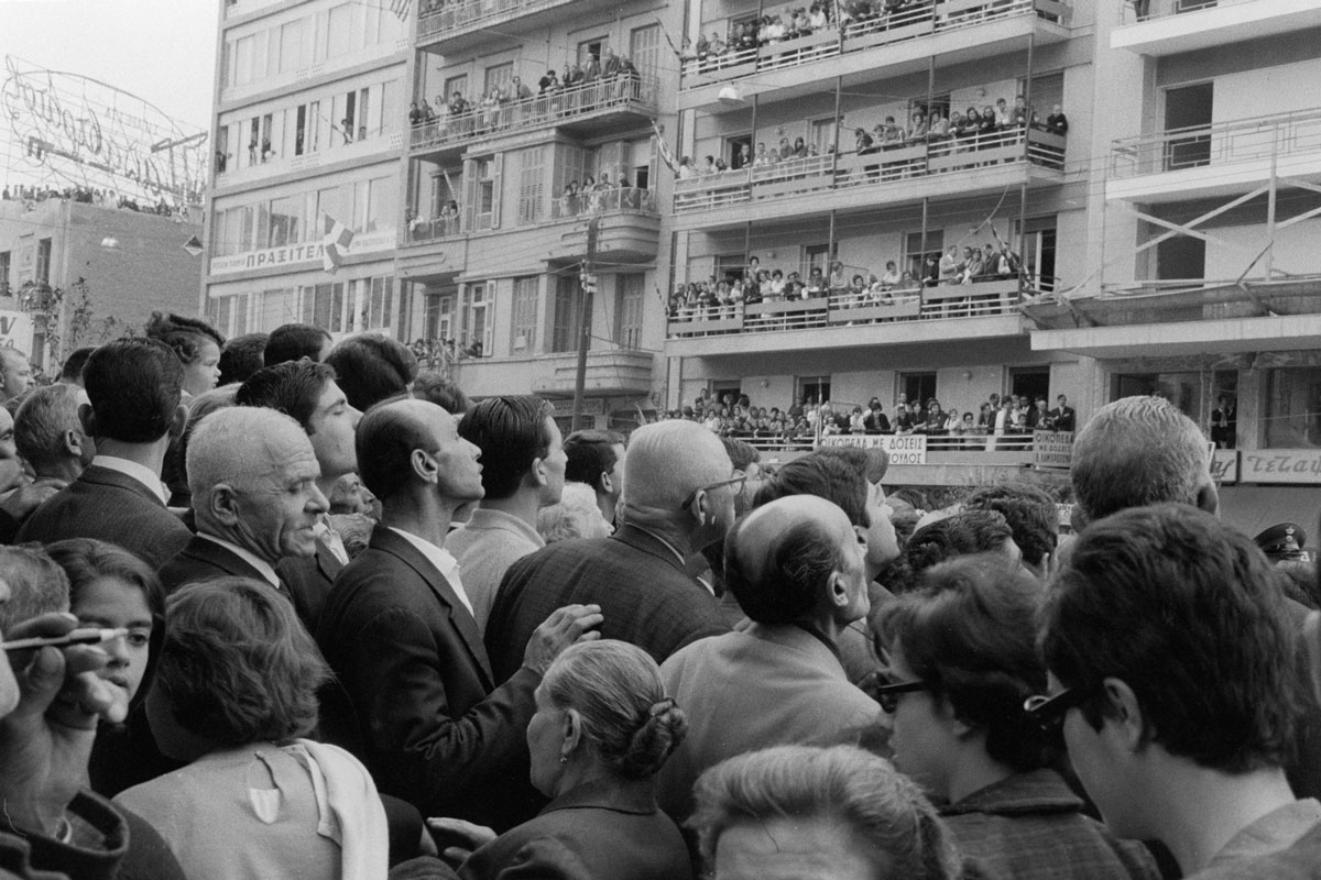 Γιάννης Στυλιανού, <em>Στιγμιότυπο στην παρέλαση</em><br>© Αρχείο Γιάννη Στυλιανού / Μουσείο Φωτογραφίας Θεσσαλονίκης